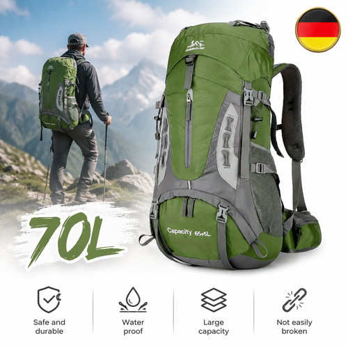 Zaino trekking 70l - zaino,