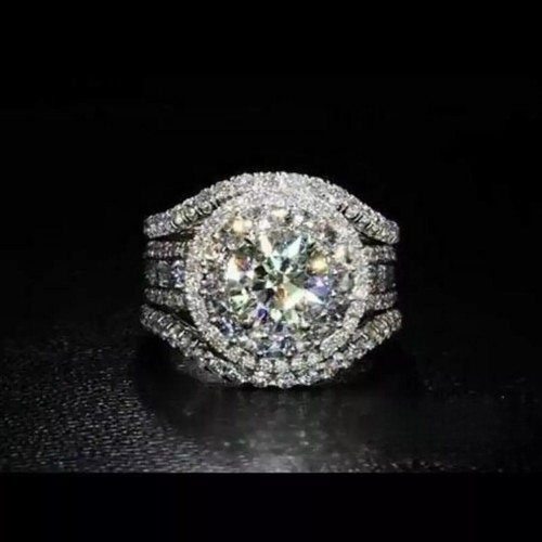 Anello fidanzamento aureola - di,